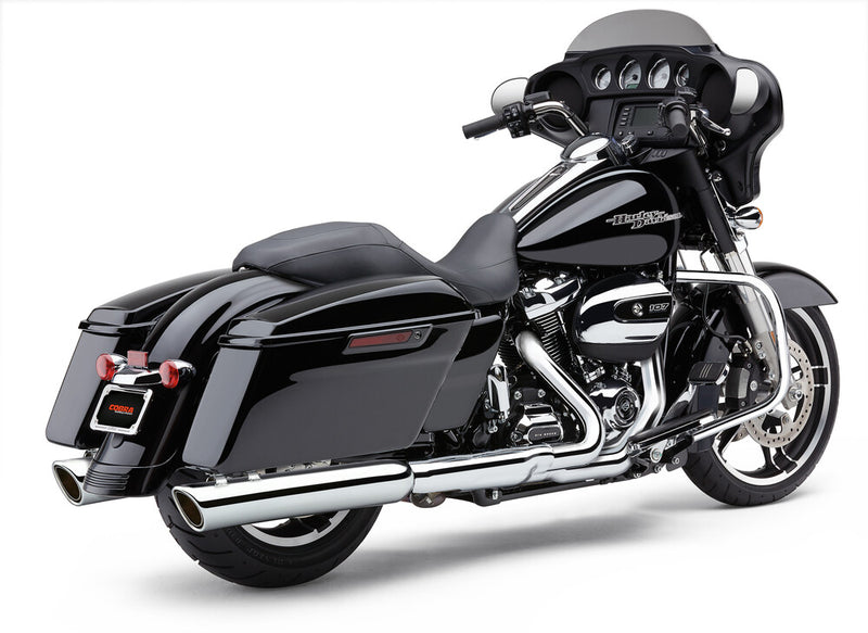 Cobra 909-Twins 4" Slip-ONS Chrome FLH FLT - 6108 For Harley Touring 2017-2026