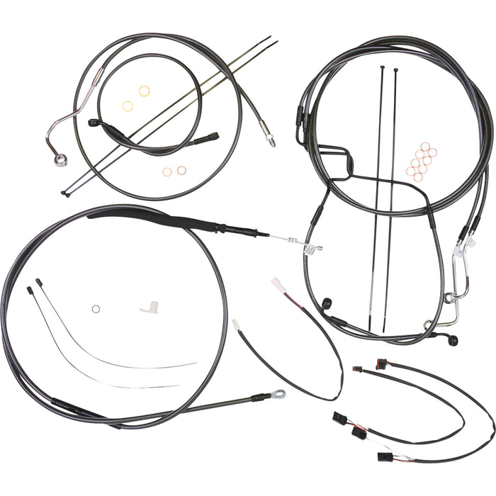 MAGNUM SHIELDING 0662-0958 487973 Black Pearl™ Designer Handlebar Installation Kit