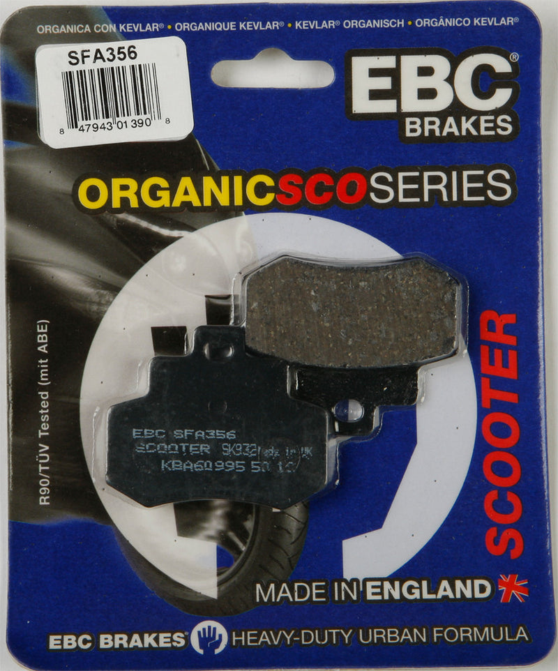 Ebc 153-356 SFA356 BRAKE PADS SFA356 ORGANIC