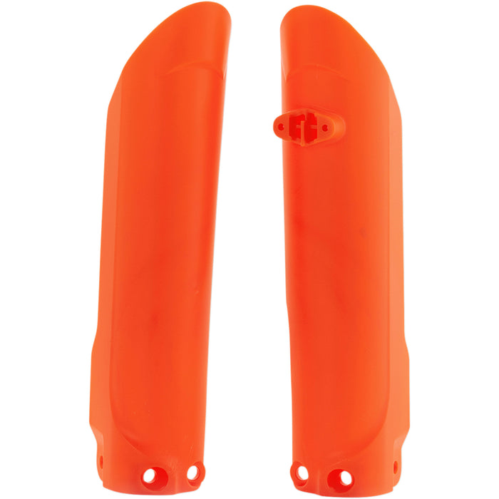 ACERBIS 0412-0403 2686005226 Replacement Fork Covers for KTM/Husqvarna — Fork Lower Fork Covers for Inverted Forks - Orange