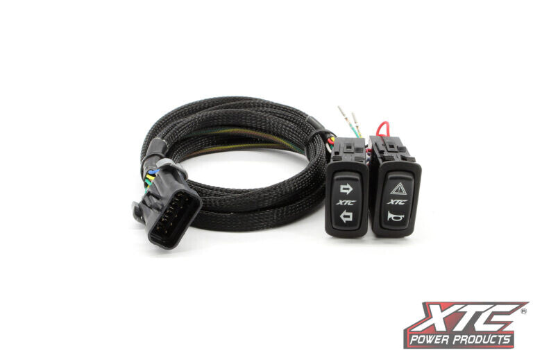 Xtc Power Products Auto Turn Signal Kit With Horn AND Front DRL Lights CAN - ATS-POL-RCBU-DRL