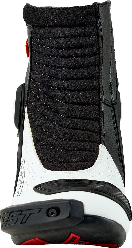Rst 556-3697143 103697WHI-43 TRACTECH EVO D3O SHORT BOOT BLACK/WHITE 10