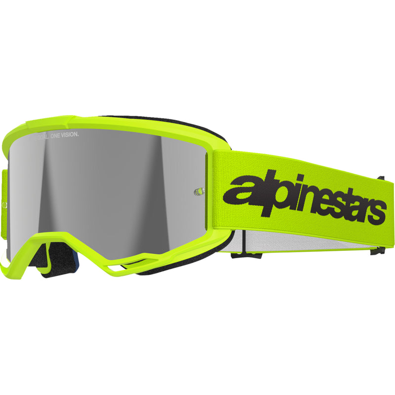 ALPINESTARS GOGGLES Vision 3 Wordmark Goggle - Silver Mirror