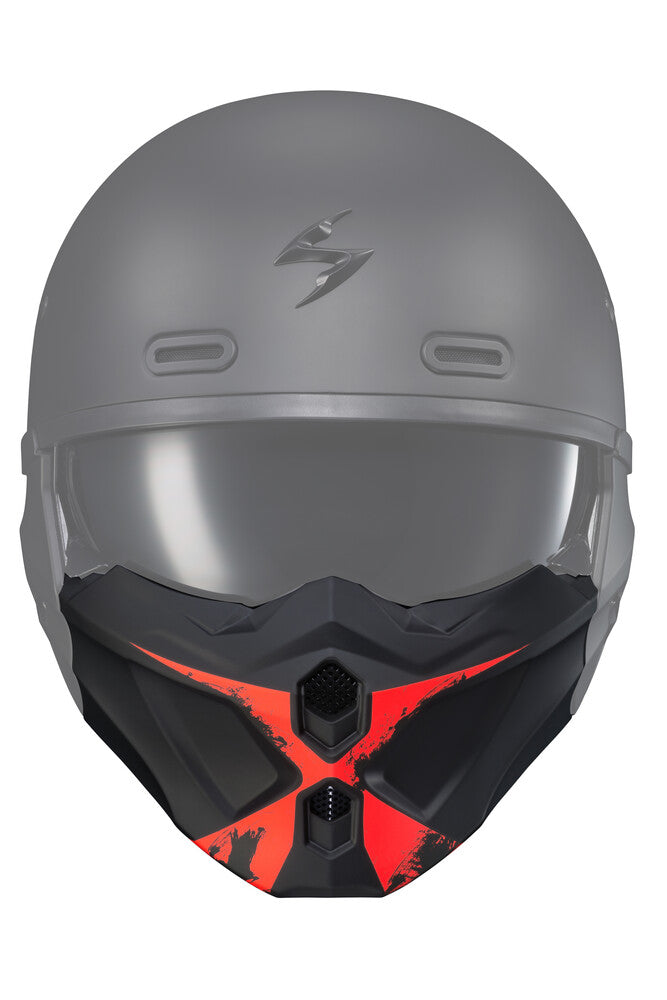 covert x-solid scorpion motorcycle helmet ScorpionEXO 2 Open Face 3/4 Full Mode Bluetooth Ready Speaker Pockets Interchangeable Mouth Cover DOT Approved Solid (Matte Black new design Scorpion Covert-X Solid Black Jet