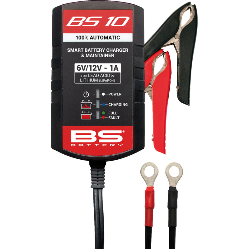 BS BATTERY 3807-0741 700571 BS 10 Smart Battery Charger & Maintainer Battery Charger/Maintainer - BS 10 - 6V/12V
