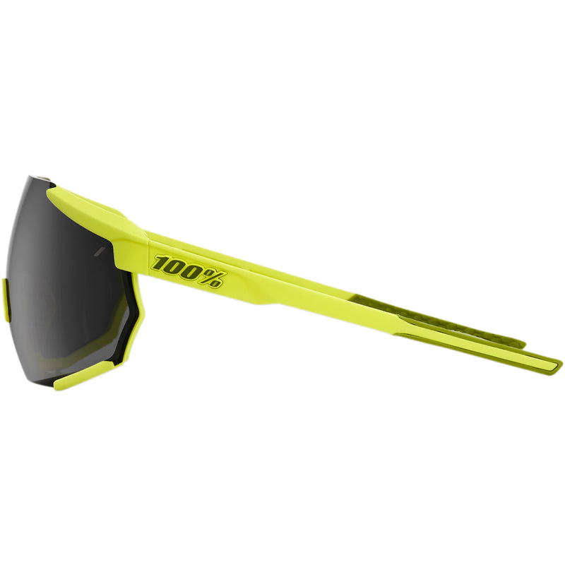 100% 2610-1190 61037-004-61 Racetrap Performance Sunglasses Racetrap Sunglasses - Yellow - Black Mirror Lens
