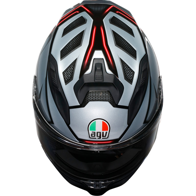 AGV K7 Jaeger Helmet - Black/Silver