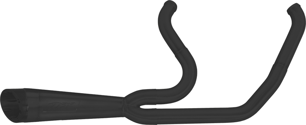 Tbr 930-02120 005-4870199 COMP-S 2-1 M8 FLH/FLT BRUSHED W/TURNOUT BLACK ENDCAP