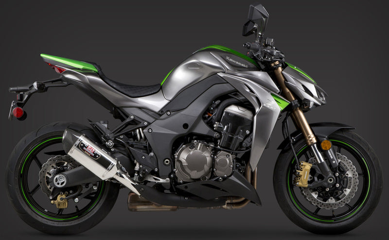 Yoshimura Exhaust Signature R-77 Slip-ON SS-CF-CF Dual - 14151E0520 Kawasaki 1000 2015-2016