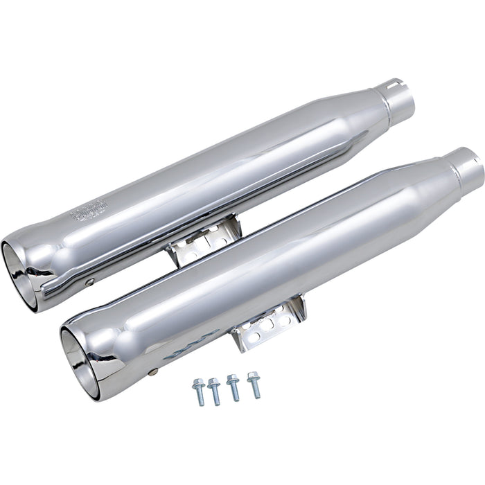 COBRA 1801-1267 6048 Neighbor Hater Slip-On Mufflers - Chrome