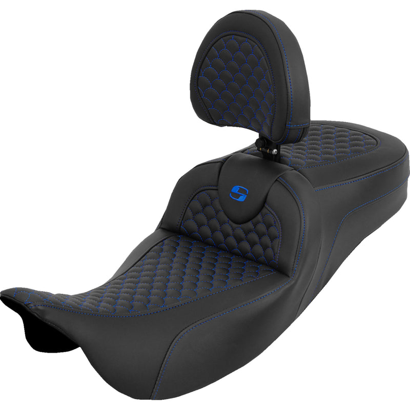 Saddlemen Roadsofa™ Seat - 808-07B-209B1 For Harley Touring 2008-2025