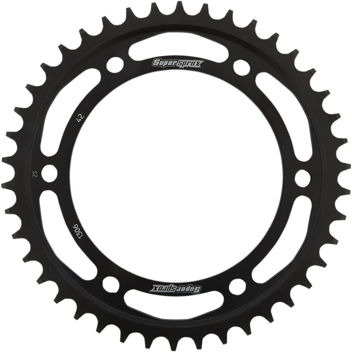SUPERSPROX 1210-1869 RFE-1306-42-BLK Racing Steel Rear Sprocket Rear Sprocket - 42 Tooth