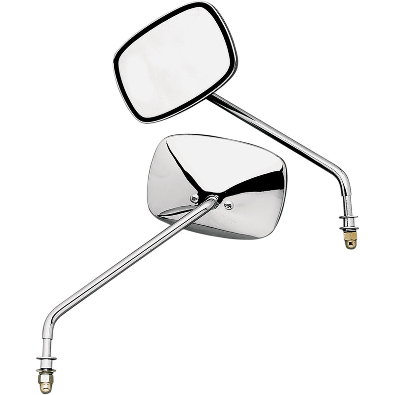 EMGO 2021705 20-21705 Die-Cast Custom Mirror — Long Die-Cast Mirror - Long Stem