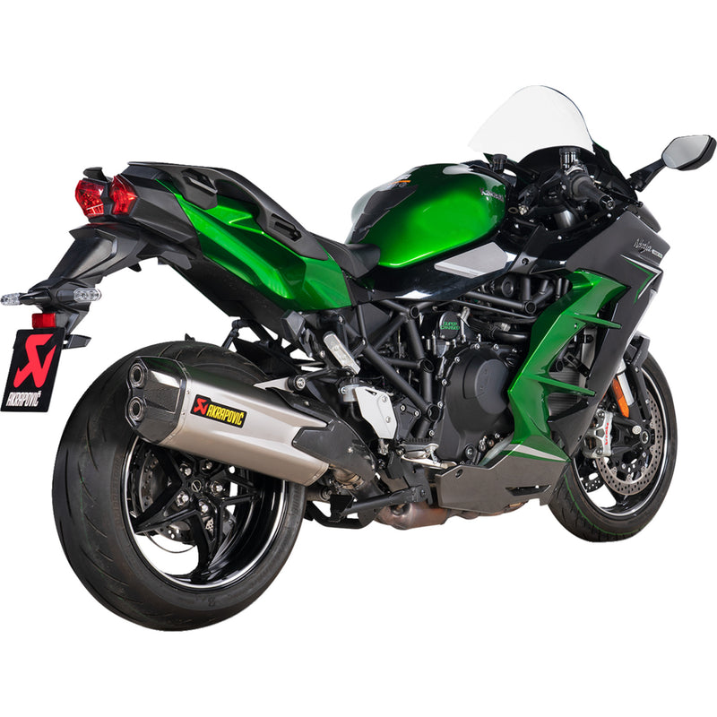Akrapovic Slip-On Line Muffler - S-K10SO30-HGIT Kawasaki Ninja + / Ninja 2021-2023