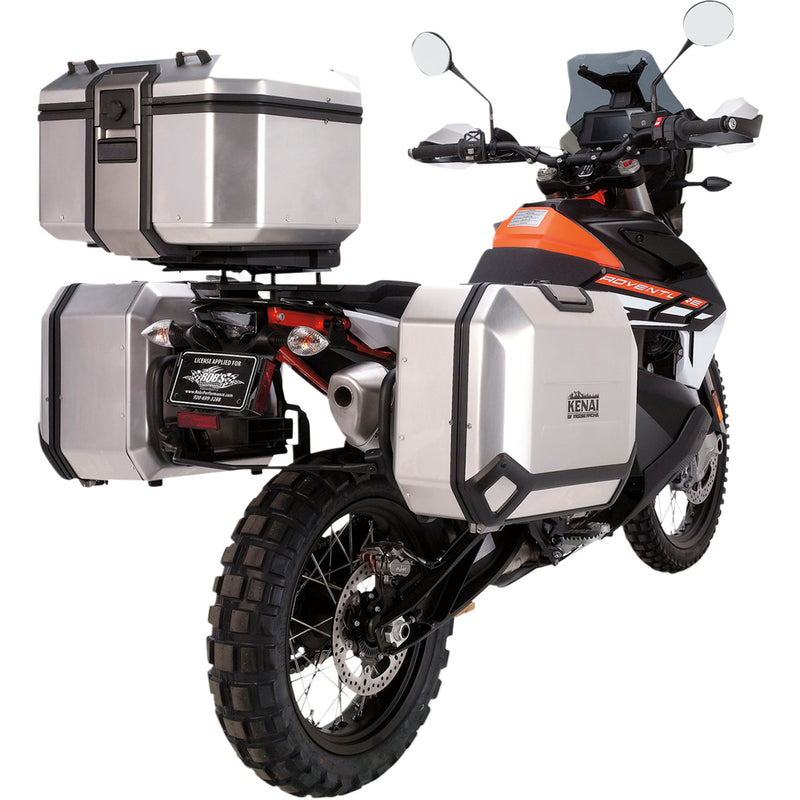 MOOSE OFFROAD 3501-1827 Kenai Case Kenai Top Case - 37 Liter - Silver