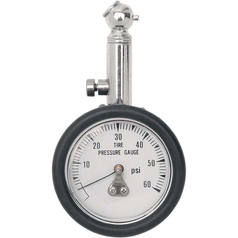 DRAG SPECIALTIES 0363-0018 Tire Pressure Gauge Gauge - Pressure - 60PSI - 45 Degrees