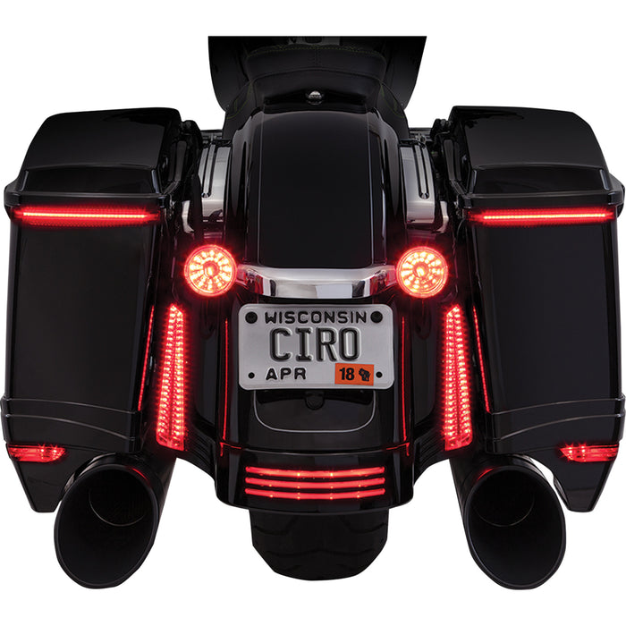 CIRO 2040-2027 40038 Bag Blades® Accent Lights - Red Turn Signals