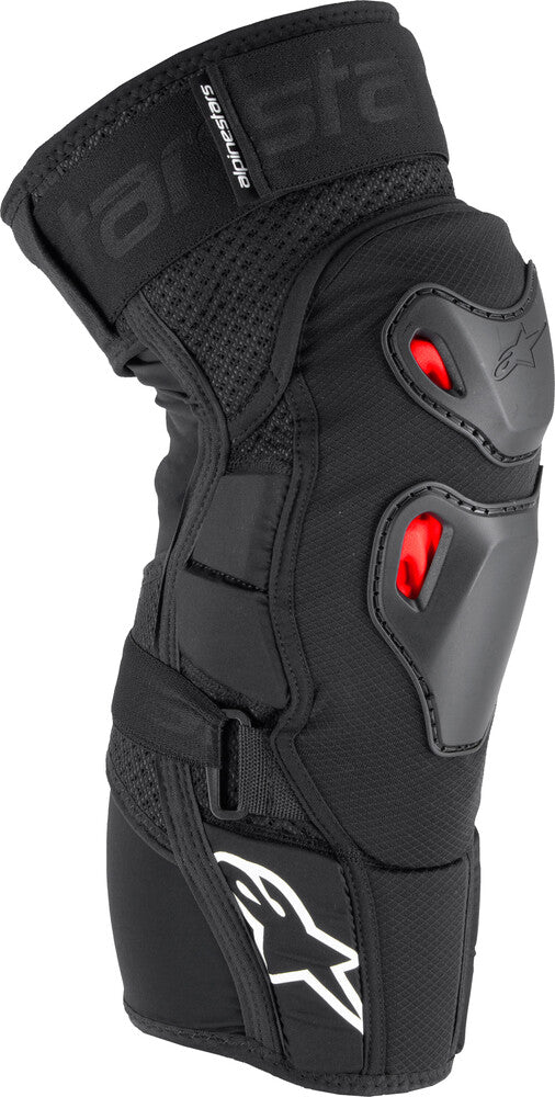 Alpinestars 482-00075L 6503125-132-LXL BIONIC PRO PLSMA KNEE PROTECTR BLACK/RED/WHITE LG/XL