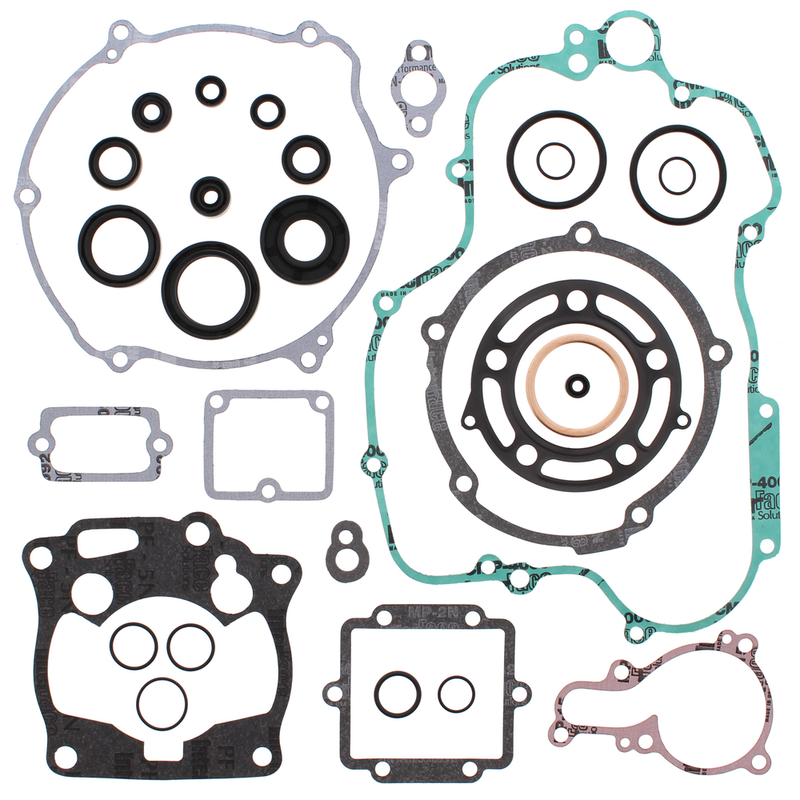 Vertex Complete Gasket SET With OIL Seals - 811425 Kawasaki KX 125 1995-1997