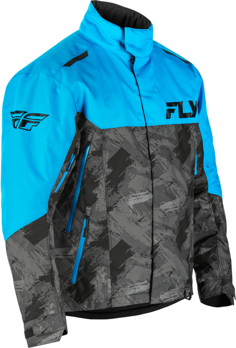 Fly Racing 470-5406YXS 470-5406YXS YOUTH SNX PRO JACKET BLUE/BLACK YXS