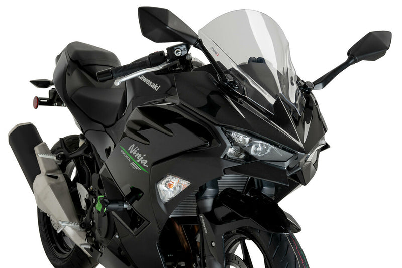 Puig Hi-Tech Parts Windscreen Z-Racing Clear - 22015W Kawasaki Ninja 500 2024-2025