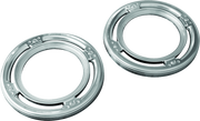 Kuryakyn 3792 Rear Speaker Accents For Harley-davidson Chrome - Photo - Primary