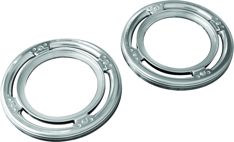 Kuryakyn 3792 Rear Speaker Accents For Harley-davidson Chrome - Photo - Primary