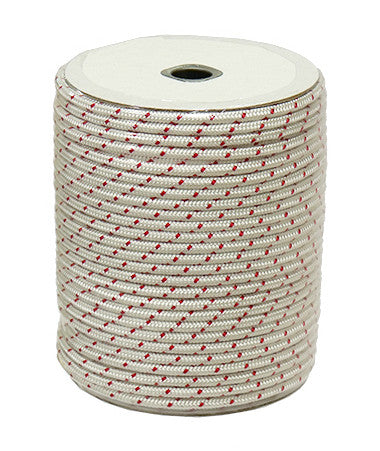 Sp1 12-3160P SM-11033B-1 POLY STARTER ROPE 4.5MM X 250' POLYESTER WHITE/RED