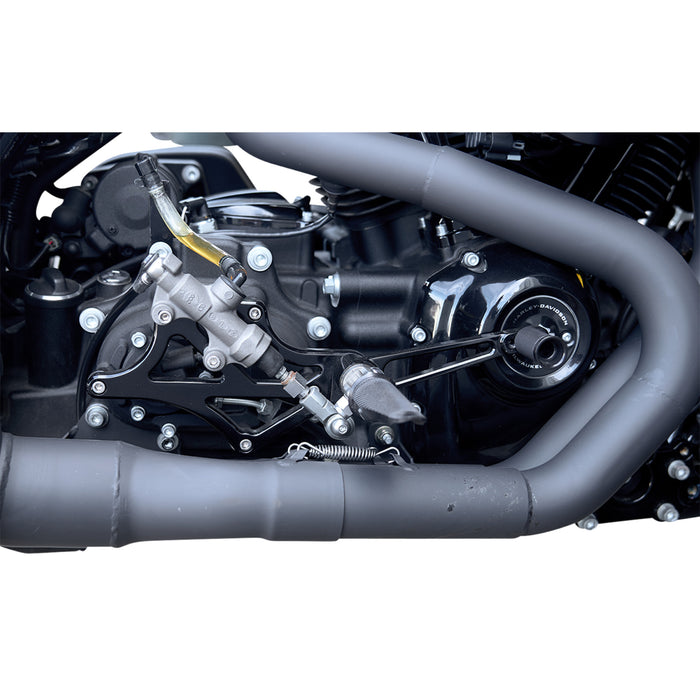 SPEED MERCHANT 1623-0538 SM-M8FLMIDWP-BK Mid Controls Mid-Controls - with Pegs - Black - FL '17-'22