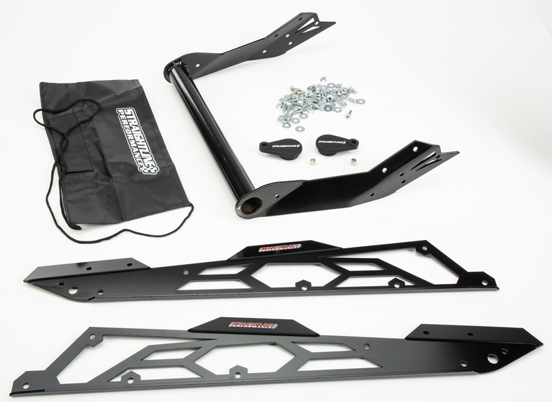 Straightline Performance Hide 'N' GO Rear Bumper S-D 146" Black - 183-234 Ski-Doo Snowmobiles 2018-2020