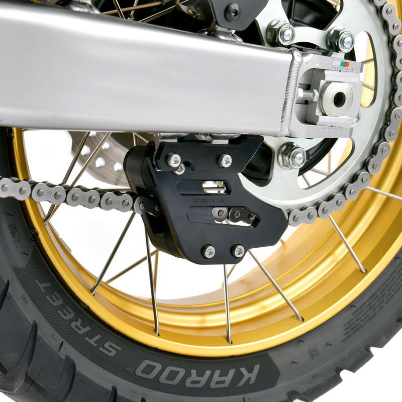Zeta Durable Chain Guide Black - ZE82-2001 Honda Africa / CRF 1100 2020-2022