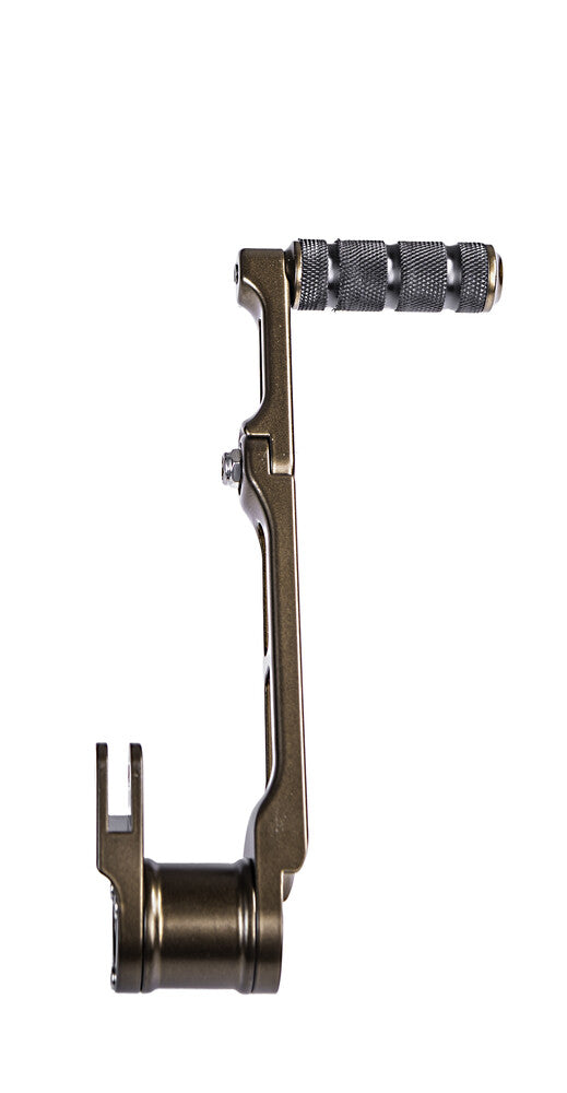 Santoro Fabworx SF30030 Just THE TIP ADJ BRK ARM Black W TOE PEG Black For Harley Touring 2015-2026