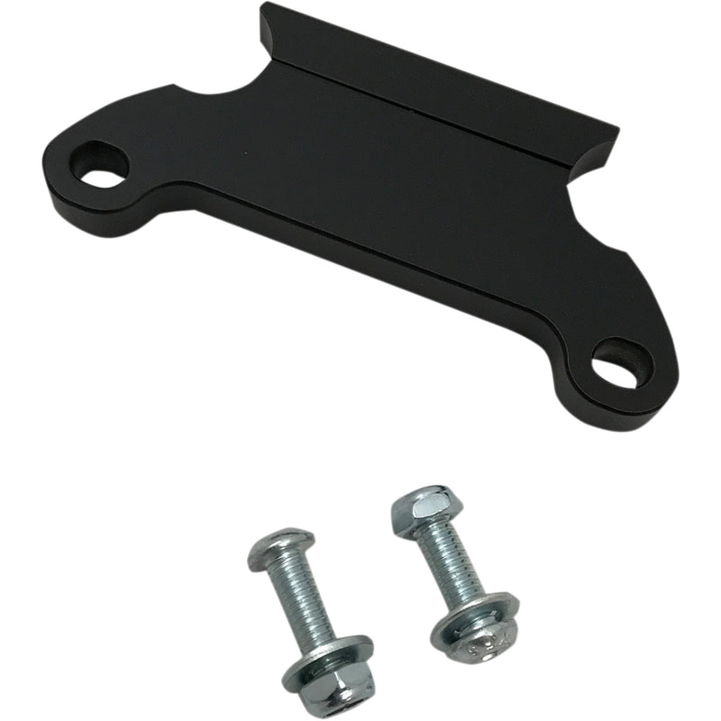 LA CHOPPERS 2210-0480 LA-7390-00M T-Bar Gauge Mount Kit - Flat Black - 1" Diameter