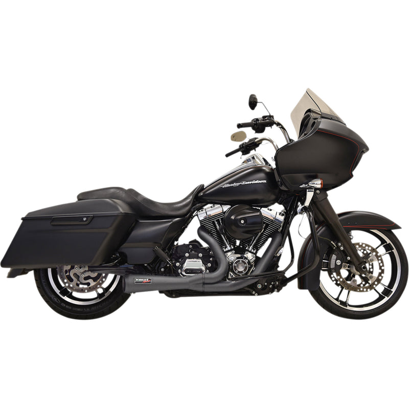 Bassani Xhaust Road Rage 2-Into-1 Exhaust System - 1F52RB For Harley Touring 1995-2016