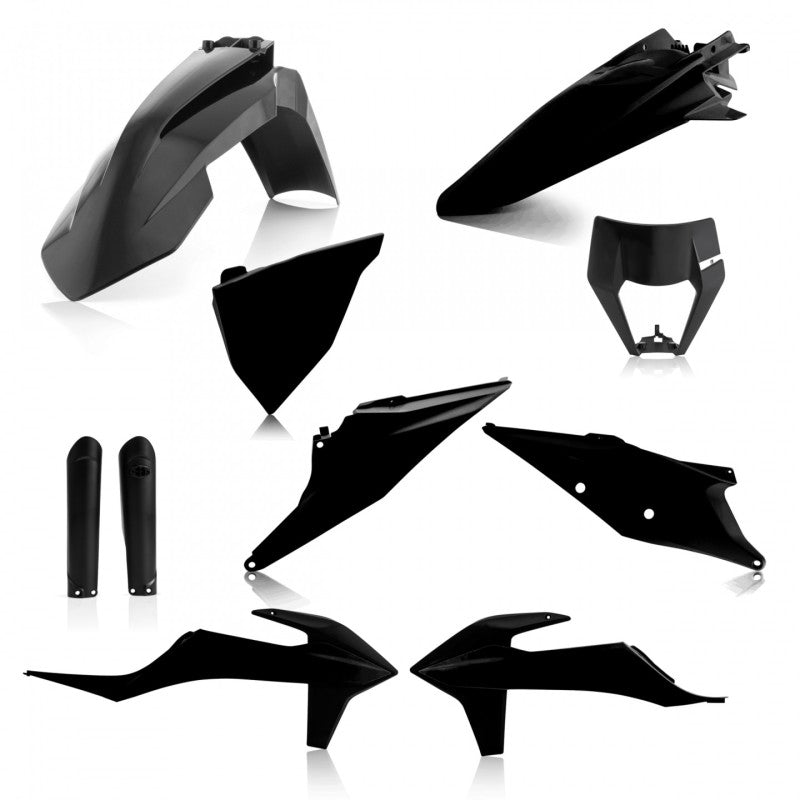 Acerbis 2791540001 20-23 KTM 150-500 Xcf-w/ Xc-w-tpi/ Exc-tpi/ Exc-f Full Plastic Kit - Black - Photo - Primary