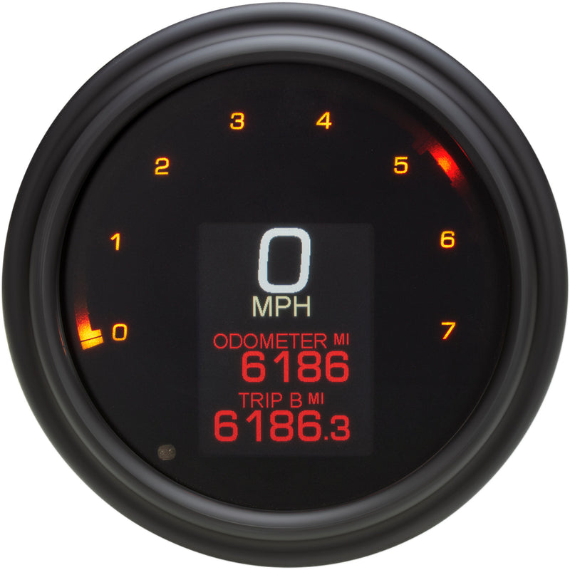 Dakota Digital MLX-2000 Gauge - MLX-2000-K For Harley Motorcycles 1999-2003