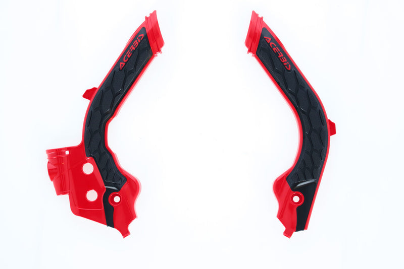 Acerbis 27334-51018 2733451018 X-GRIP FRAME GUARD GAS/HUS RED/BLACK