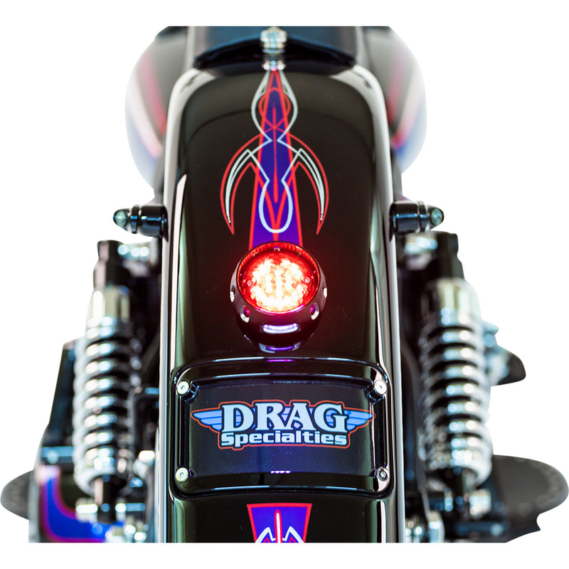 KLOCK WERKS 2030-0230 KWS-01-0082 WFB™ Benchmark Stretched Rear Fender License Plate Frame - Raw