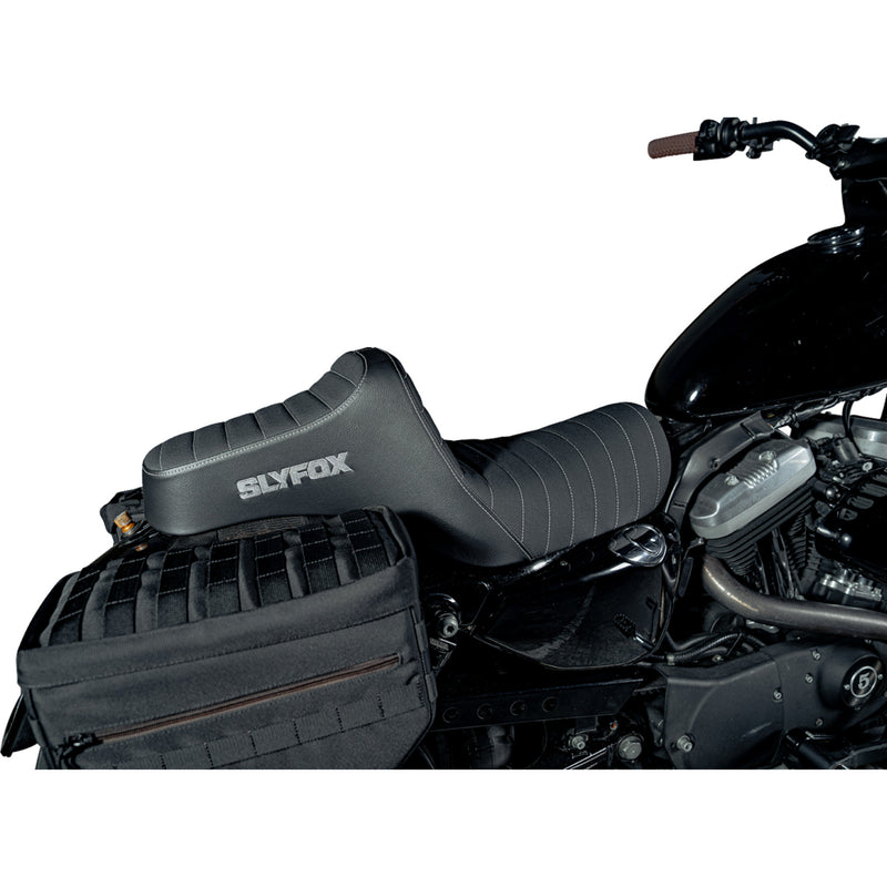Slyfox Highnoon Seat - 4709B-SlyFox For Harley Sportster 2004-2022