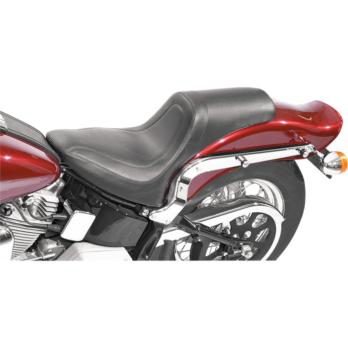 MUSTANG 0802-0320 75779 Fastback™ Seat - Stitched - Black - Softail '00-'05