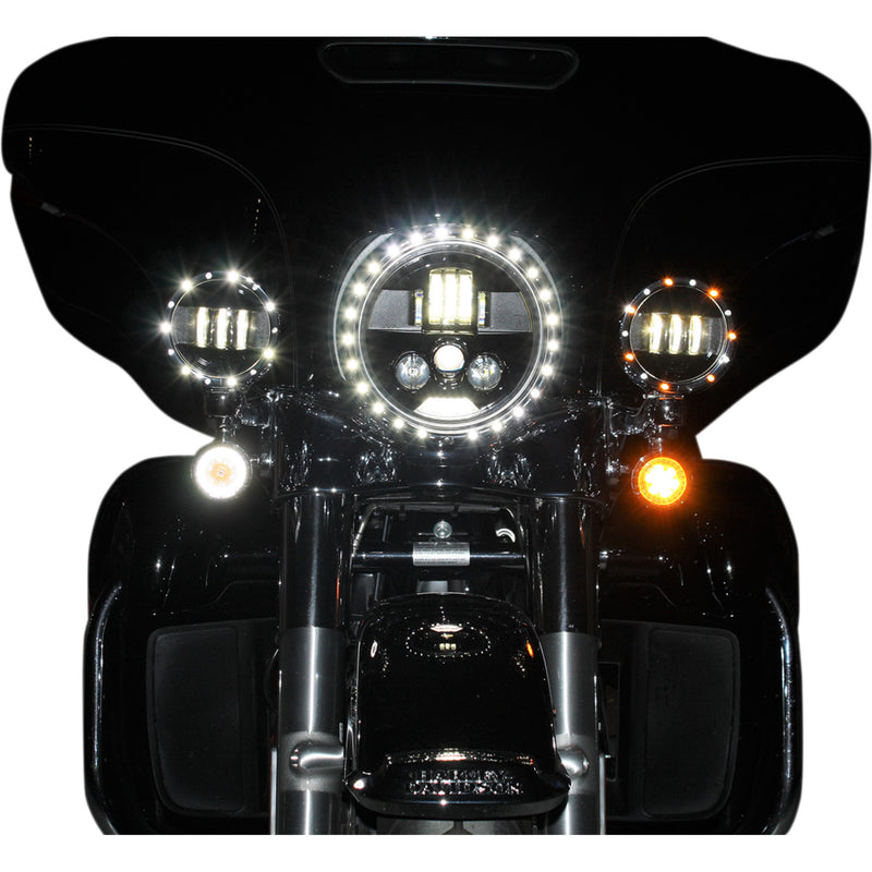 Custom Dynamics ProBEAM® Headlight Assembly - PB-7-B For Harley Motorcycles 1981-2025