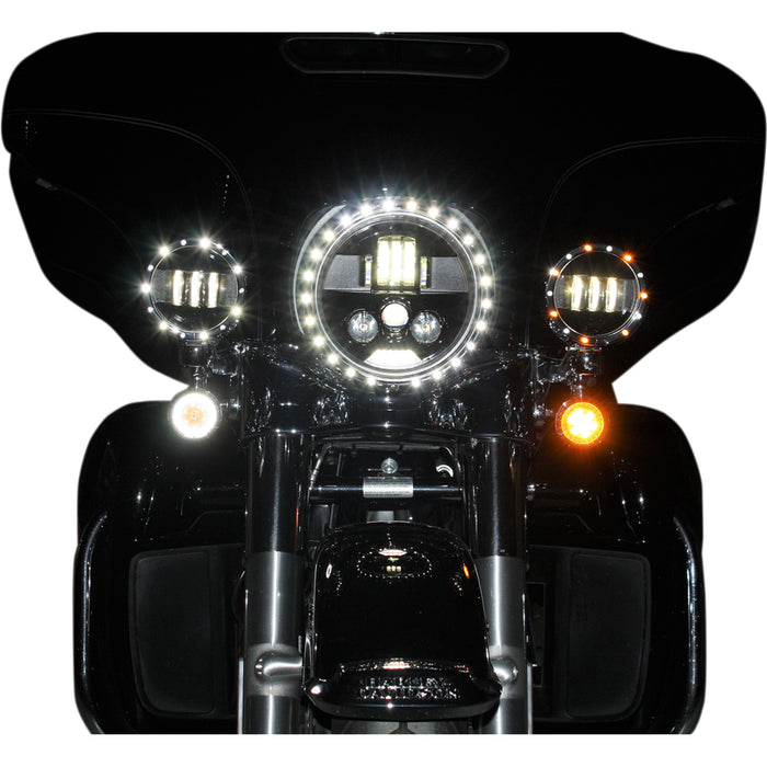 CUSTOM DYNAMICS 2001-1747 PB-7-B 7" ProBeam® LED Headlamp - Black