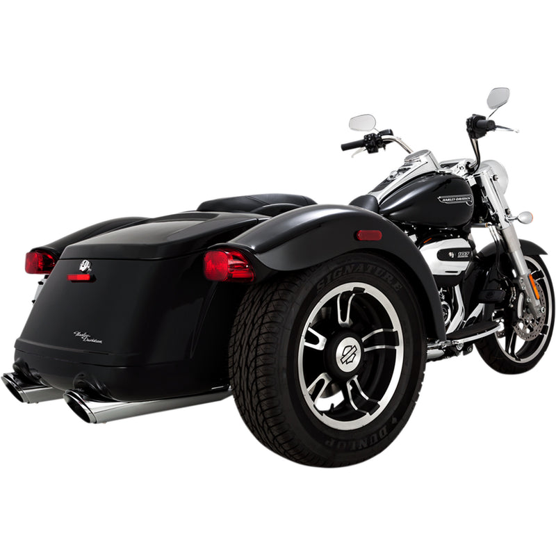 Vance & Hines Twin Slash Muffler - 16796 For Harley Touring 2017-2025