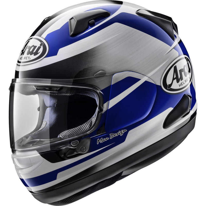 ARAI HELMETS 0101-18124 0101-18124 Quantum-X Steel Helmet Quantum-X Helmet - Steel - Blue - Medium