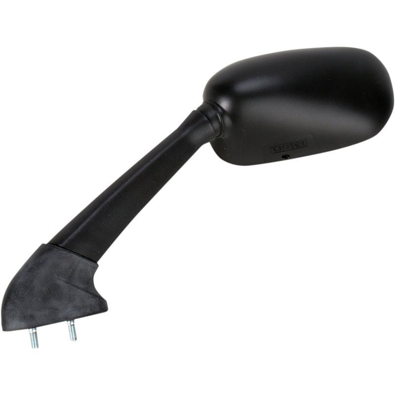 EMGO 0640-0666 20-31942 OEM-Style Replacement Mirror Mirror - Side View - Rectangle - Black - Left