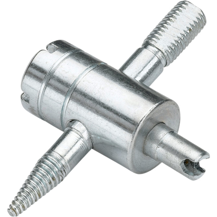MOOSE OFFROAD 3810-0032 041-0067 4-Way Tire Valve Repair Tool Valve Core Tool - 4-Way