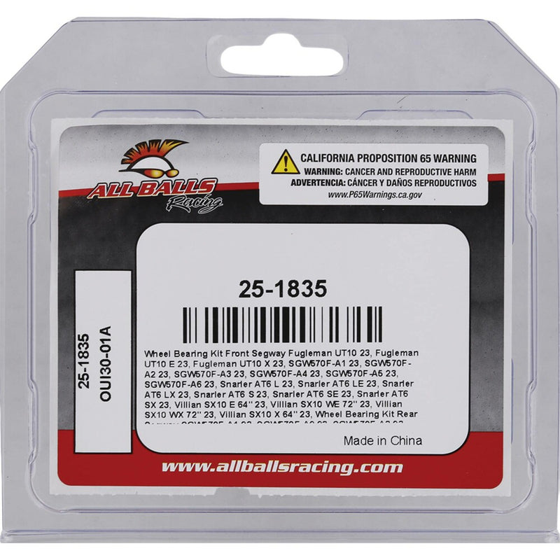 All Balls 22-51835 25-1835 WHEEL BEARING KIT SEG