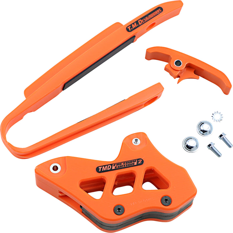 T.m. Designworks Chain Guide And Slider Kit - KTM-230-OR KTM Dirt Bikes 2017-2023