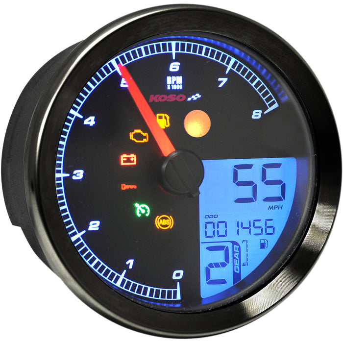 KOSO NORTH AMERICA 2211-0170 BA051211 HD-04 Speedometer/Tachometer Mul ...