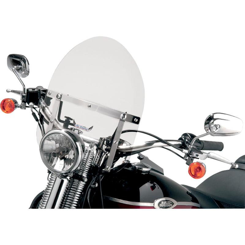 Slipstreamer Mini Police Windshield - HD-0-C For Harley Motorcycles 1999-2025 | Honda Motorcycles 1992-2025 | Kawasaki Motorcycles 1996-2025